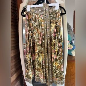 Jungle midi skirt